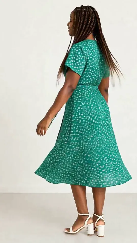 A dress from your clothing photo, shown full length with the whole hemline in frame.