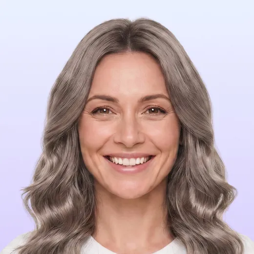 Cool ash blonde color with no warm tones