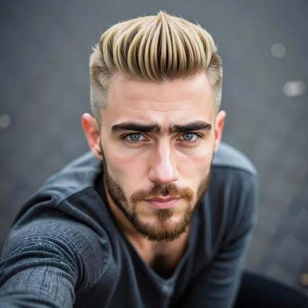 Tapered sides with a tall top swept up and back